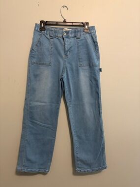 Women’s Light Blue Wide Leg Jeans – Casual Flare Style